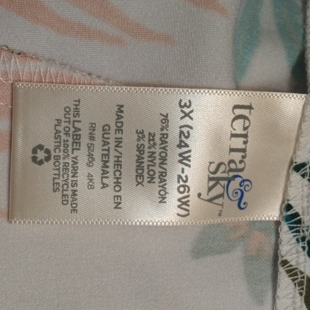 Terra & Sky Tropical Shorts 3X (24-26) - Picture 5 of 6